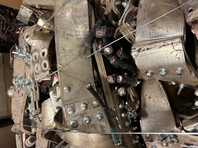 Copper bearing material